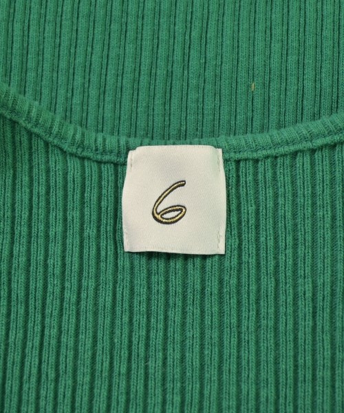 6(ROKU)（ロク）タンクトップ 緑 サイズ:-(M位) レディース/2200634153105