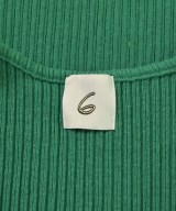 6(ROKU)（ロク）タンクトップ 緑 サイズ:-(M位) レディース/2200634153105