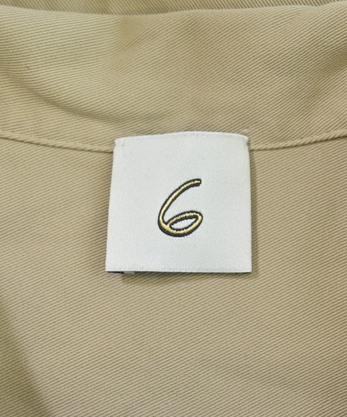 6(ROKU)（ロク）シャツワンピース ベージュ サイズ:38(M位) レディース/2200632638017