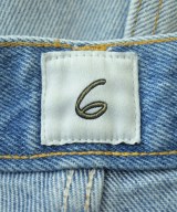6(ROKU)（ロク）デニムパンツ 青 サイズ:25(S位) レディース/2200632638031