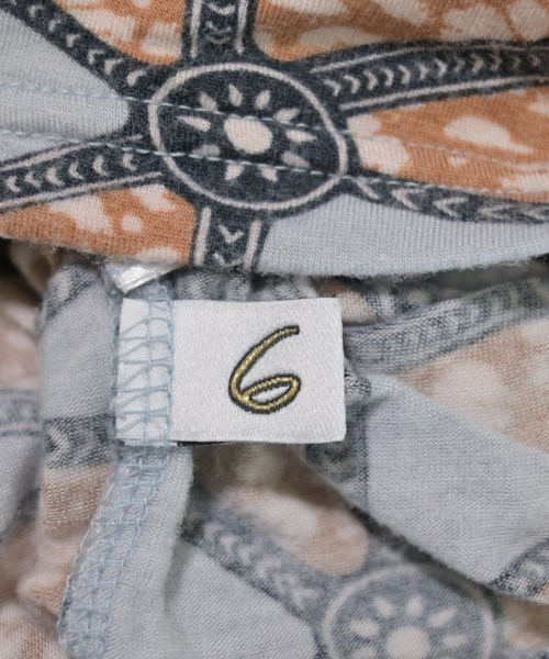 6(ROKU)（ロク）Tシャツ・カットソー 青 サイズ:F レディース/2200632638130