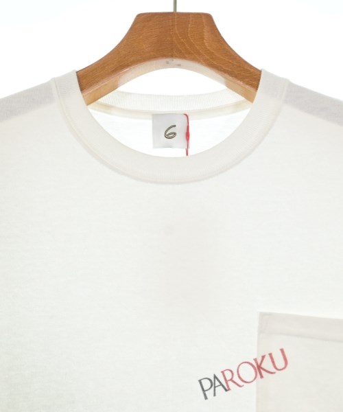 6(ROKU)（ロク）Tシャツ・カットソー 白 サイズ:M レディース/2200632638147