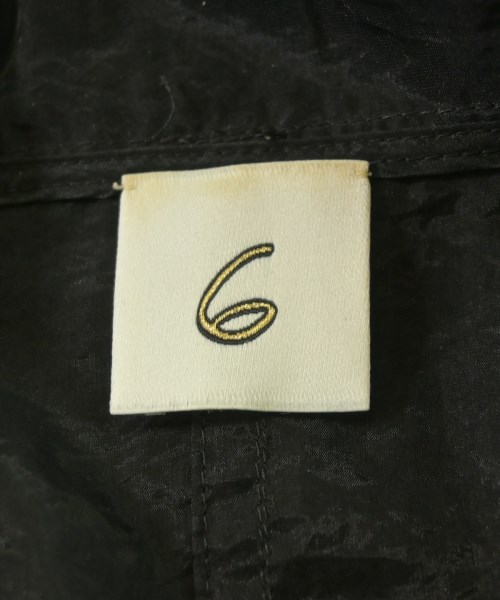 6(ROKU)（ロク）テーラードジャケット 黒 サイズ:36(S位) レディース/2200646009025