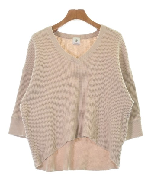 6(ROKU)(ロク)Tシャツ・カットソー ピンク サイズ:F/2200633836245