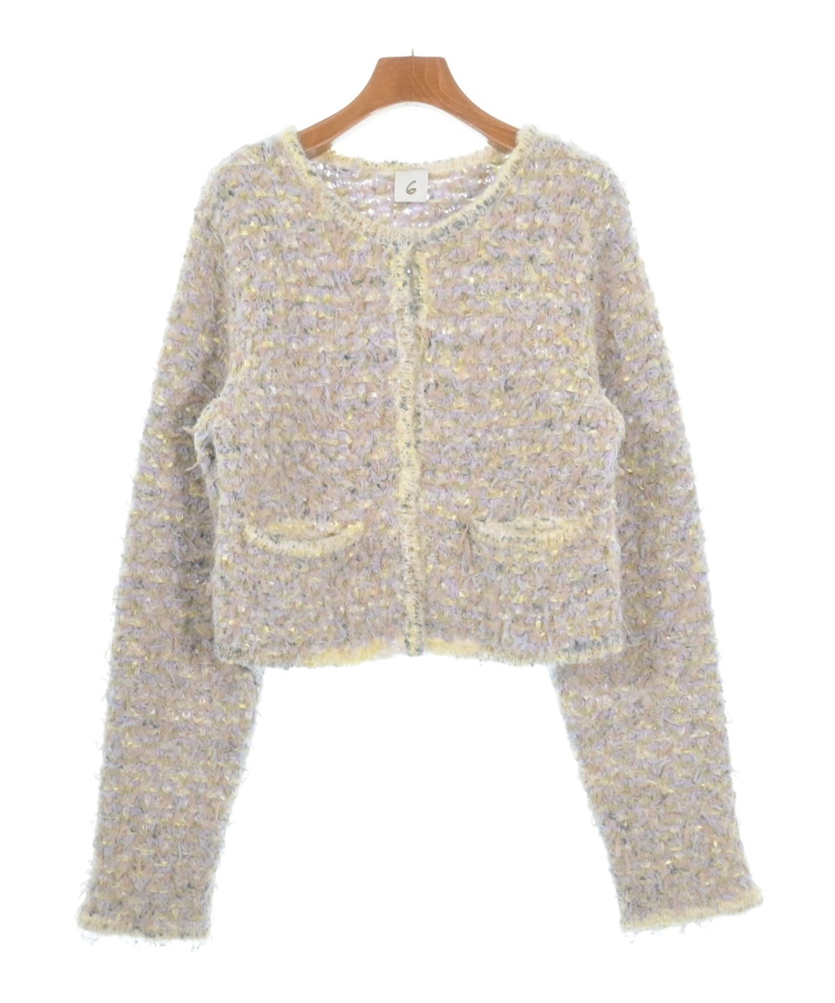 6(ROKU)（ロク）カーディガン その他（柄物・カラフル） サイズ:-(M位