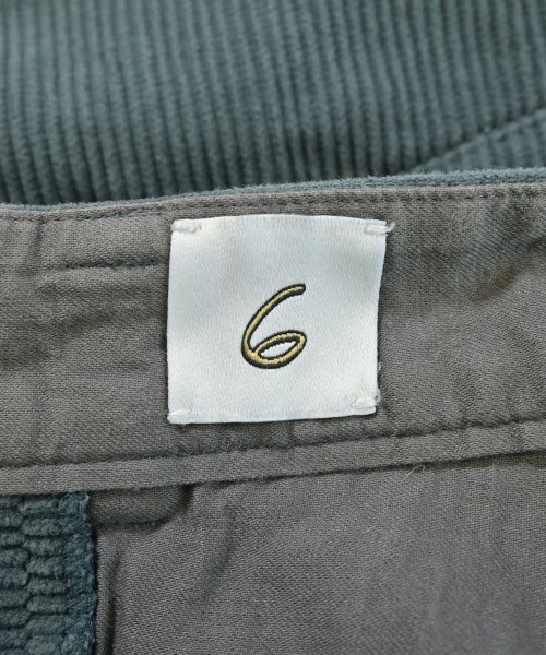 6(ROKU)（ロク）チノパン 緑 サイズ:38(M位) レディース/2200645524420