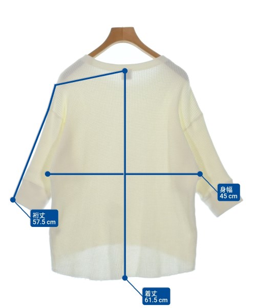 6(ROKU)（ロク）Tシャツ・カットソー 白 サイズ:F レディース/2200638156041