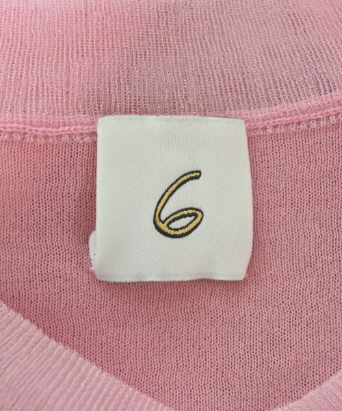 6(ROKU)（ロク）カーディガン ピンク サイズ:F レディース/2200638750157