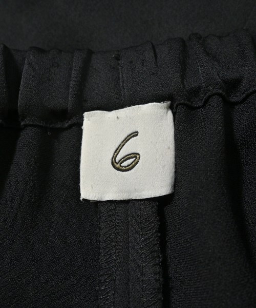 6(ROKU)（ロク）その他 黒 サイズ:36(S位) レディース/2200647654033