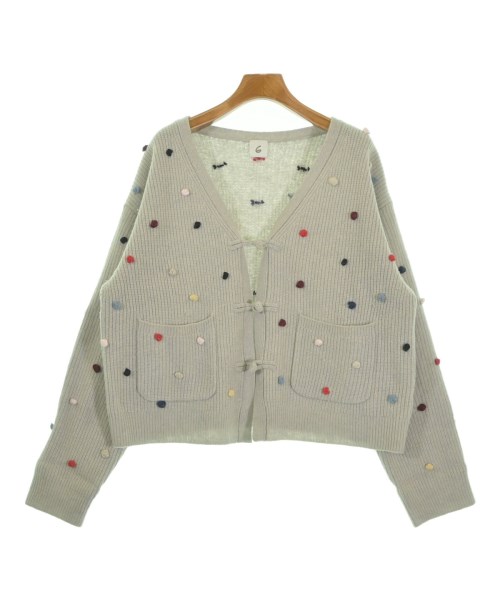 6(ROKU)(ロク)カーディガン グレー サイズ:F/2200646828091