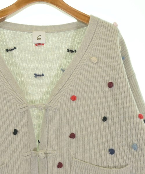 6(ROKU)（ロク）カーディガン グレー サイズ:F レディース/2200646828091