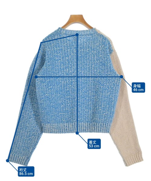 6(ROKU)（ロク）カーディガン 青 サイズ:F レディース/2200646828107