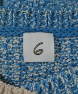 6(ROKU)（ロク）カーディガン 青 サイズ:F レディース/2200646828107