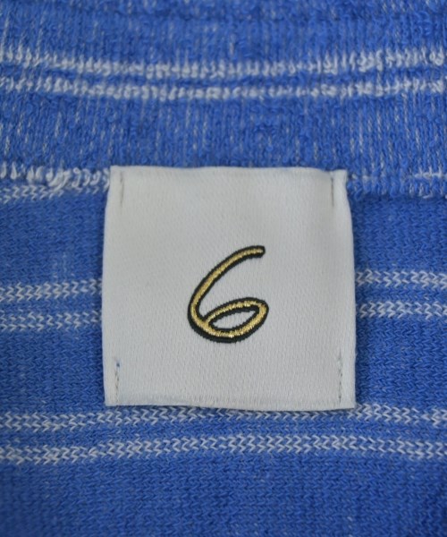 6(ROKU)（ロク）カジュアルシャツ 青 サイズ:F レディース/2200633354305