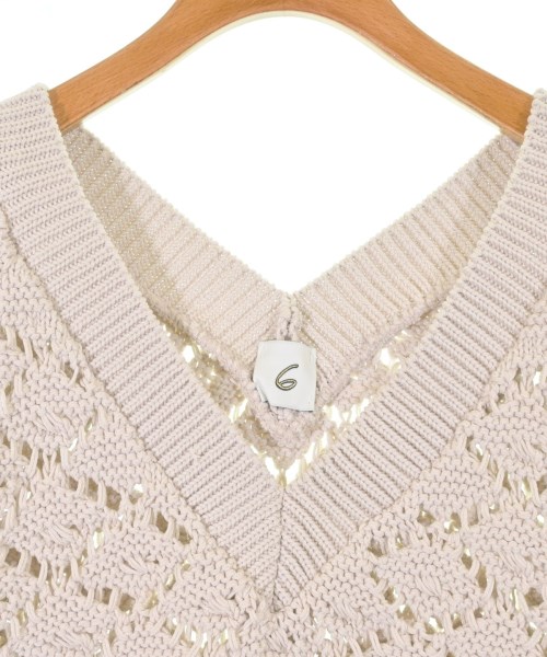 6(ROKU)（ロク）ニット・セーター ベージュ サイズ:-(M位) レディース/2200633291372
