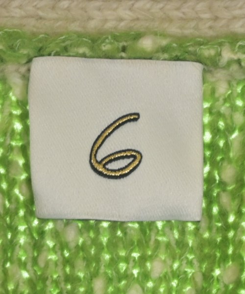 6(ROKU)（ロク）カーディガン 緑 サイズ:-(M位) レディース/2200641918032