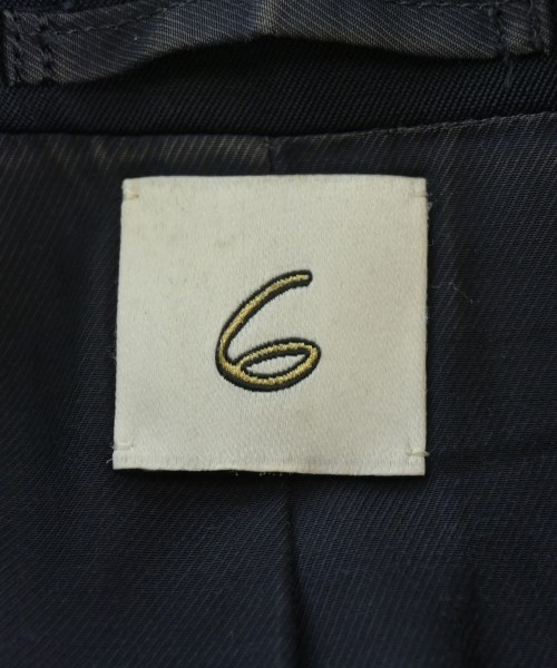 6(ROKU)（ロク）テーラードジャケット 紺 サイズ:36(S位) レディース/2200650796027