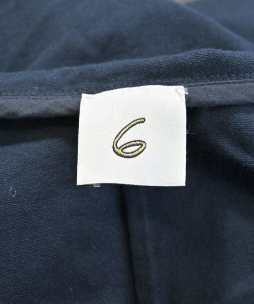 6(ROKU)（ロク）ワンピース 紺 サイズ:36(S位) レディース/2200642896018