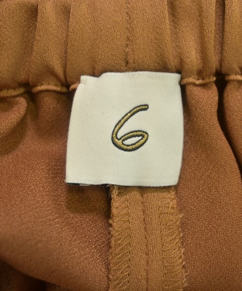 6(ROKU)（ロク）その他 茶 サイズ:36(S位) レディース/2200652053074