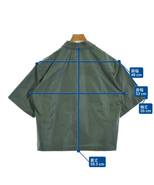 6(ROKU)（ロク）カジュアルシャツ 緑 サイズ:-(M位) レディース/2200653694030