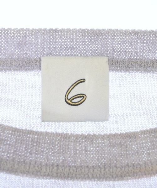 6(ROKU)（ロク）ニット・セーター グレー サイズ:F レディース/2200653701066