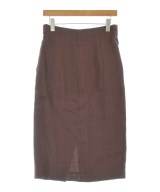 6(ROKU)（ロク）ロング・マキシ丈スカート 茶 サイズ:36(S位) レディース/2200645919011