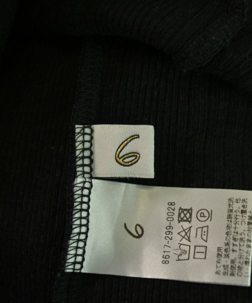 6(ROKU)（ロク）タンクトップ 黒 サイズ:-(XS位) レディース/2200654414156