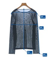 6(ROKU)（ロク）Tシャツ・カットソー 黒 サイズ:-(M位) レディース/2200702962028