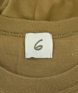 6(ROKU)（ロク）Tシャツ・カットソー 茶 サイズ:F レディース/2200704411074