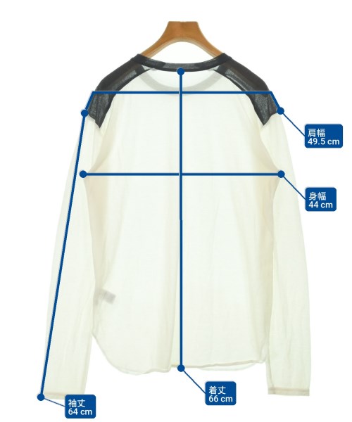6(ROKU)（ロク）Tシャツ・カットソー 白 サイズ:F レディース/2200702491085