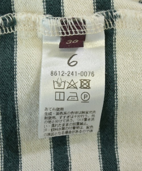 6(ROKU)（ロク）Tシャツ・カットソー 白 サイズ:38(M位) レディース/2200707428024