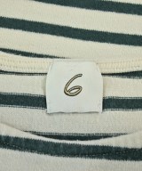 6(ROKU)（ロク）Tシャツ・カットソー 白 サイズ:38(M位) レディース/2200707428024