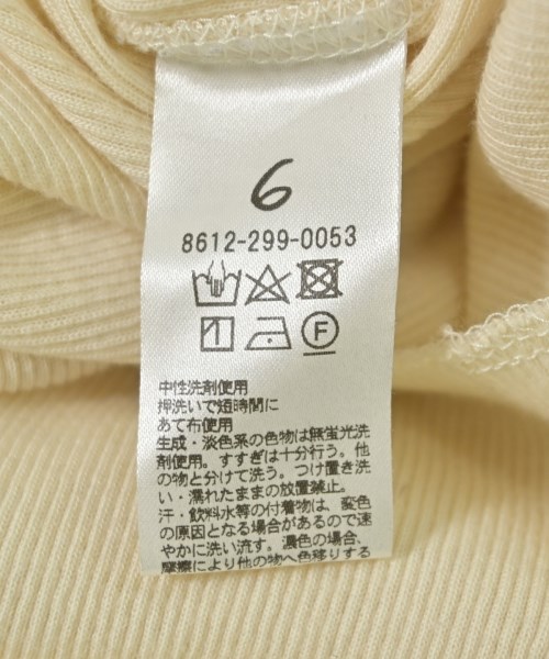 6(ROKU)（ロク）Tシャツ・カットソー 白 サイズ:F レディース/2200701925093