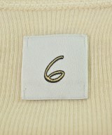 6(ROKU)（ロク）Tシャツ・カットソー 白 サイズ:F レディース/2200701925093