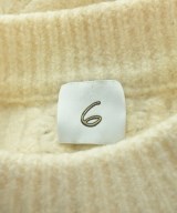 6(ROKU)（ロク）ニット・セーター 白 サイズ:F レディース/2200660249025