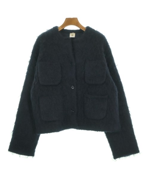 6(ROKU)(ロク)カーディガン 紺 サイズ:F/2200662667025