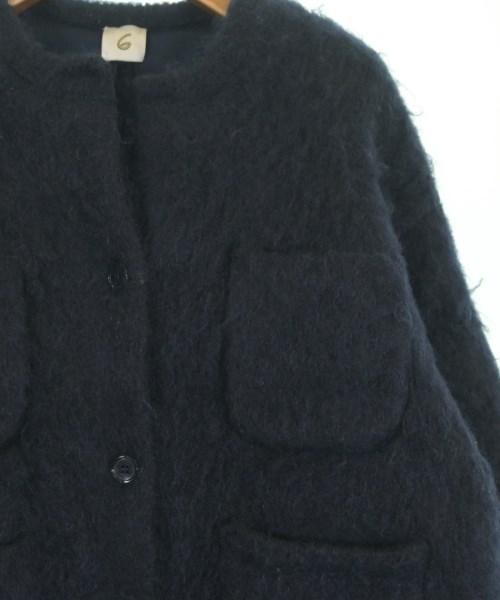 6(ROKU)（ロク）カーディガン 紺 サイズ:F レディース/2200662667025