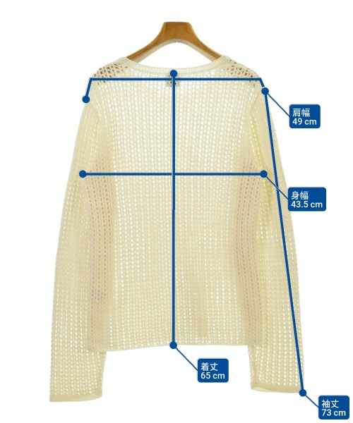 6(ROKU)（ロク）ニット・セーター 白 サイズ:F レディース/2200647332085
