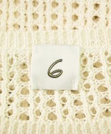 6(ROKU)（ロク）ニット・セーター 白 サイズ:F レディース/2200647332085