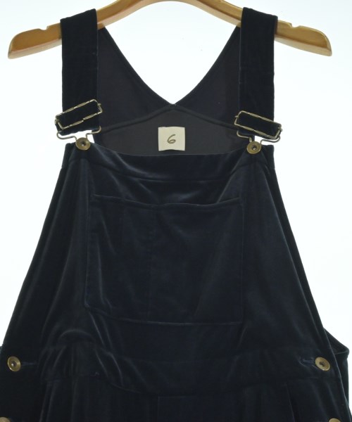 6(ROKU)（ロク）オールインワン/サロペット 紺 サイズ:38(M位) レディース/2200663795062