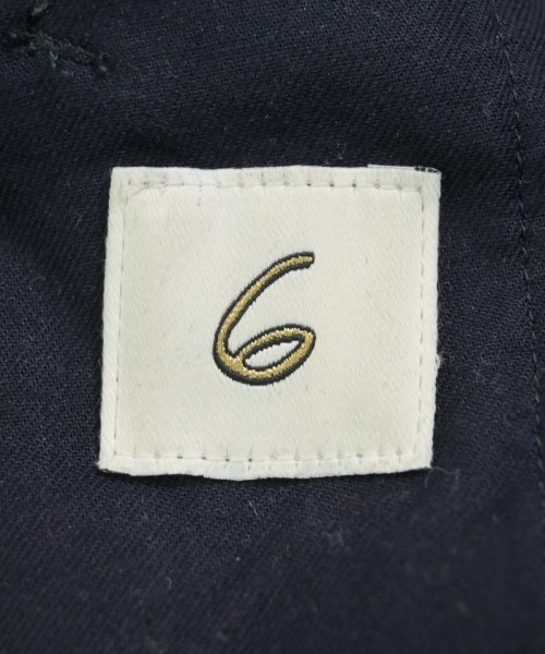 6(ROKU)（ロク）スラックス 紺 サイズ:34(XS位) レディース/2200661153017