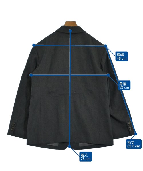 6(ROKU)（ロク）カジュアルジャケット グレー サイズ:38(M位) レディース/2200664374020