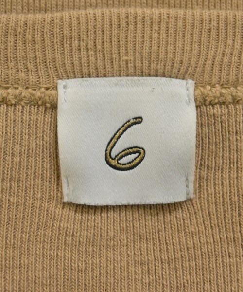 6(ROKU)（ロク）Tシャツ・カットソー ベージュ サイズ:F レディース/2200664530037