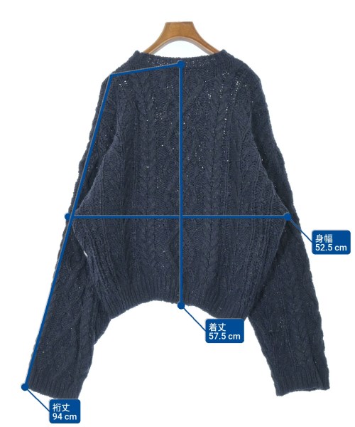 6(ROKU)（ロク）ニット・セーター 紺 サイズ:F レディース/2200664545109