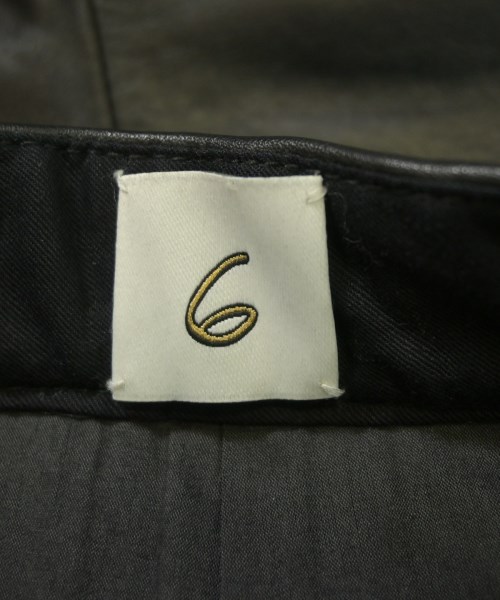 6(ROKU)（ロク）その他 黒 サイズ:38(M位) レディース/2200663987047