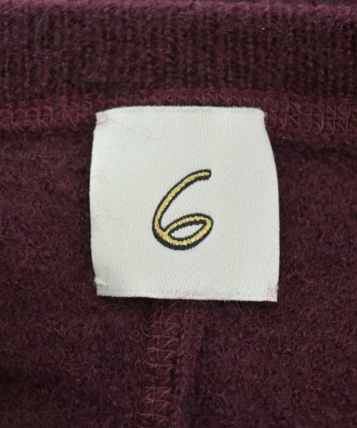 6(ROKU)（ロク）ニット・セーター 赤 サイズ:F レディース/2200661810064