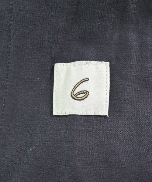 6(ROKU)（ロク）スラックス 紺 サイズ:34(XS位) レディース/2200665361029