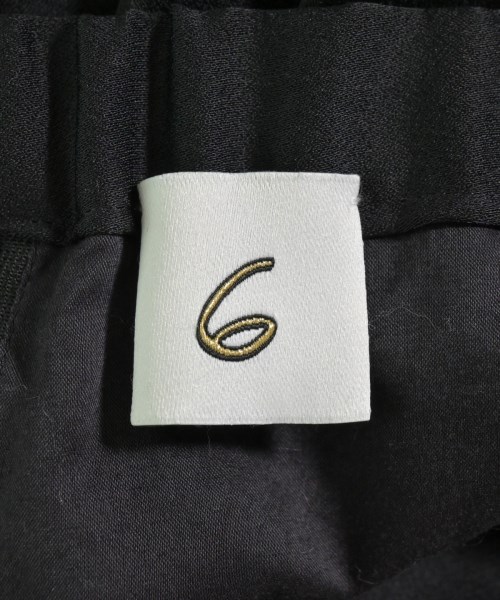 6(ROKU)（ロク）その他 黒 サイズ:36(S位) レディース/2200665464027