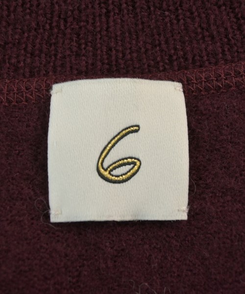 6(ROKU)（ロク）ベスト 赤 サイズ:F レディース/2200665707063