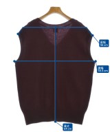 6(ROKU)（ロク）ベスト 赤 サイズ:F レディース/2200665707063